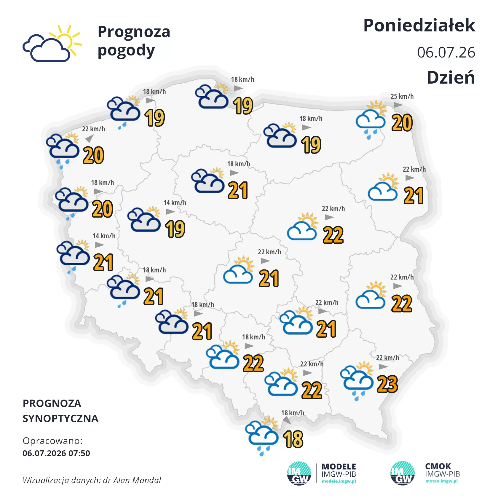 Lokalna Gazeta Internetowa 28 Mapa Pogodowa Polski 6 Lipca 2026