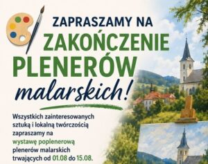 Zakończenie plenerów malarskich w Jaworniku Polskim