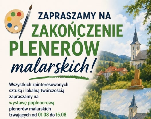 Zakończenie plenerów malarskich w Jaworniku Polskim