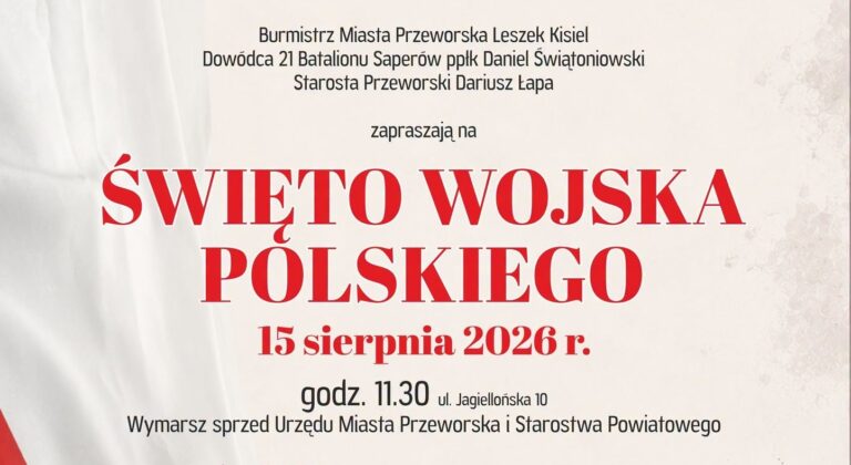 Święto Wojska Polskiego w Przeworsku 2026 plakat