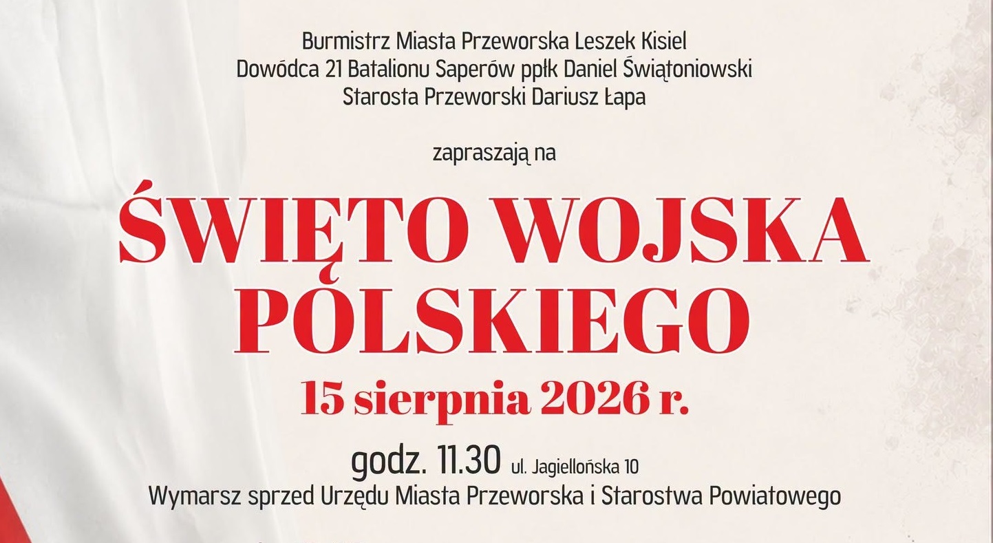 Lokalna Gazeta Internetowa 31 Święto Wojska Polskiego W Przeworsku 2026 Plakat
