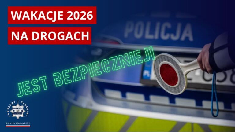 Wakacje na drogach - mniej wypadków, mniej ofiar