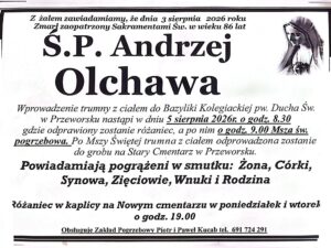 Zmarł Andrzej Olchawa