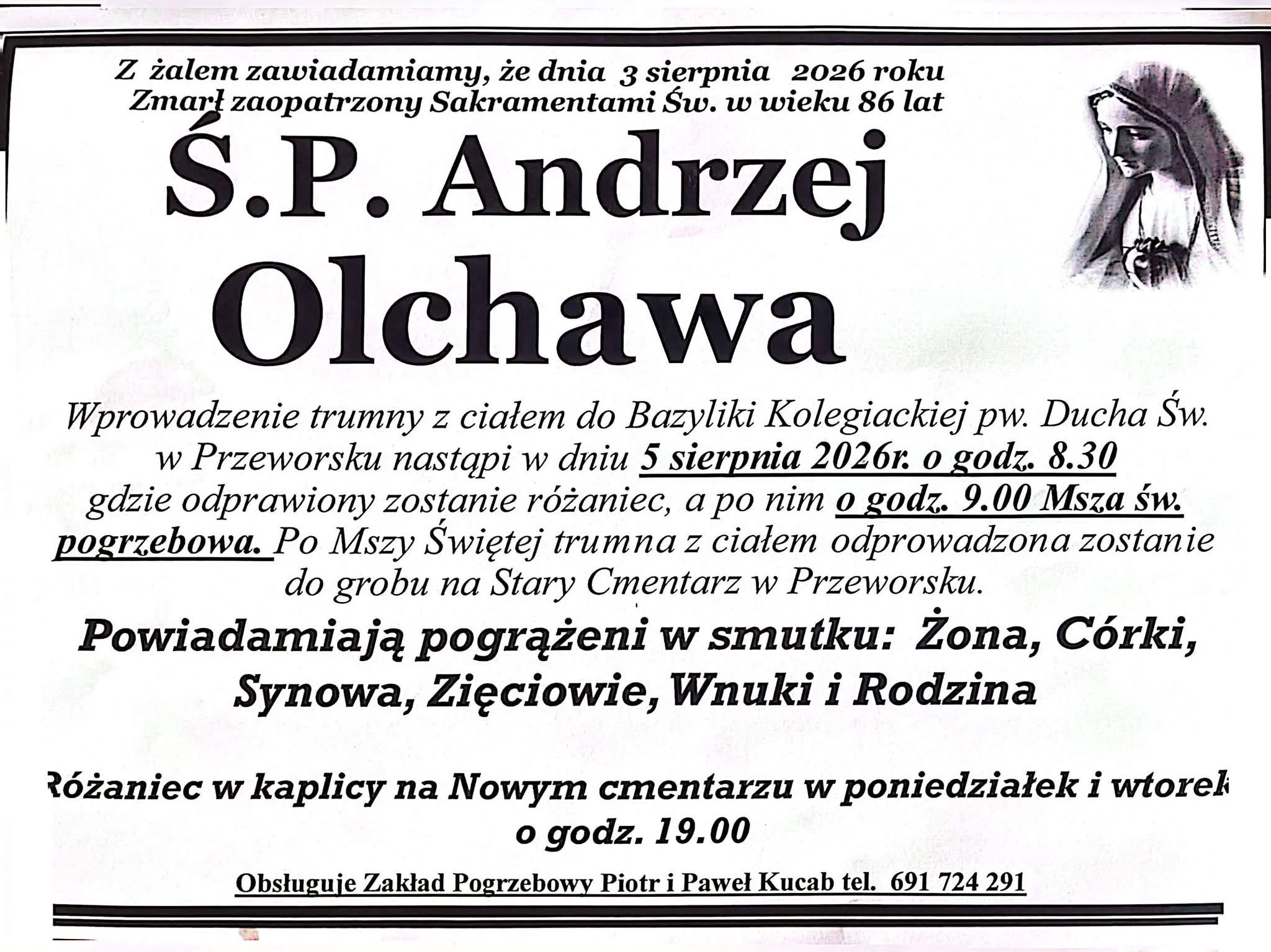 Lokalna Gazeta Internetowa 20 Zmarł Andrzej Olchawa