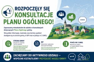 Ruszyły konsultacje Planu Ogólnego w Jaworniku Polskim. Dokumenty dostępne w urzędzie i sieci