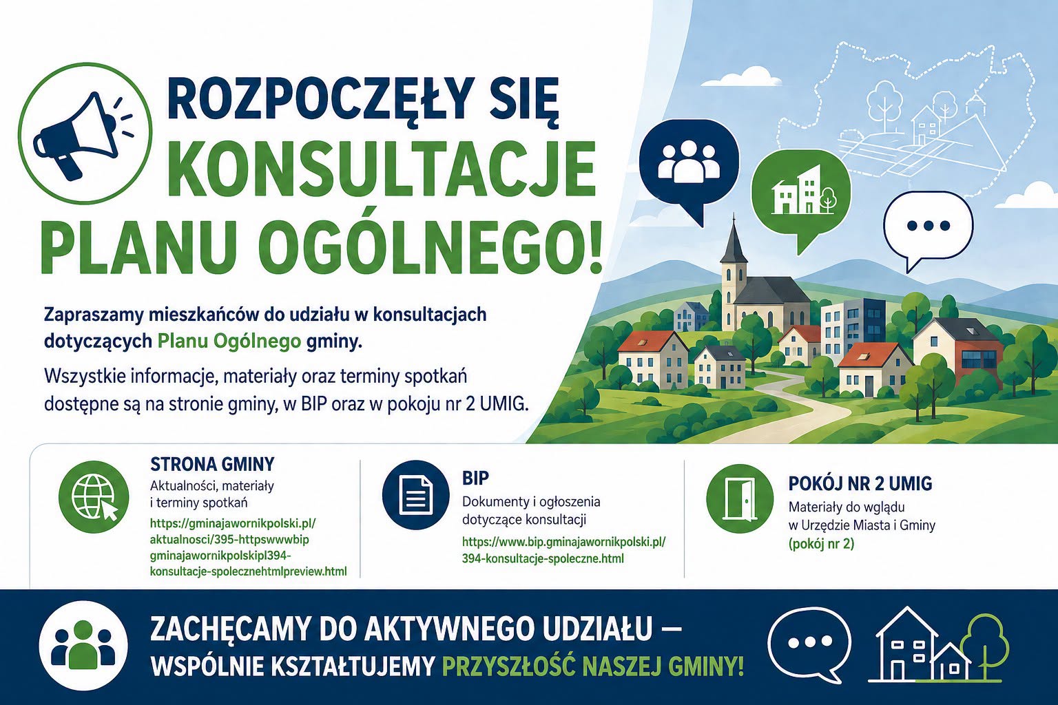 Lokalna Gazeta Internetowa 4 Ruszyły Konsultacje Planu Ogólnego W Jaworniku Polskim. Dokumenty Dostępne W Urzędzie I Sieci