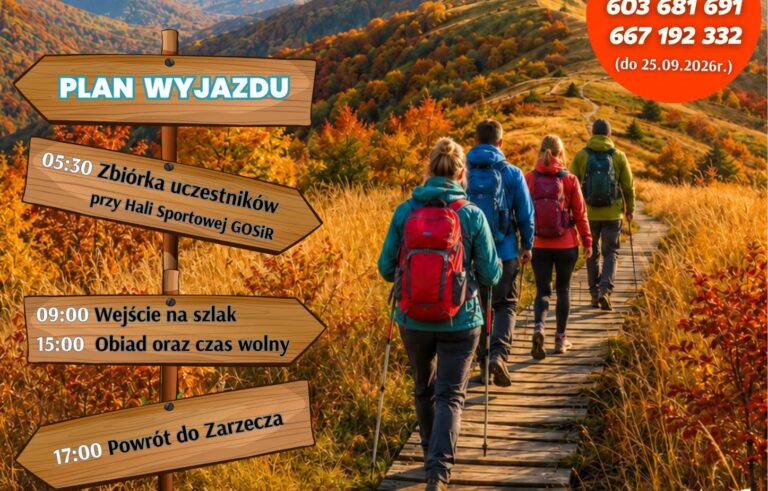 Zostaw wszystko i ruszaj w góry! GOSiR Zarzecze zabiera mieszkańców na Małe i Duże Jasło