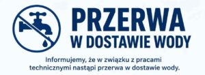 przerwa w dostawie wody w gaci komunikat