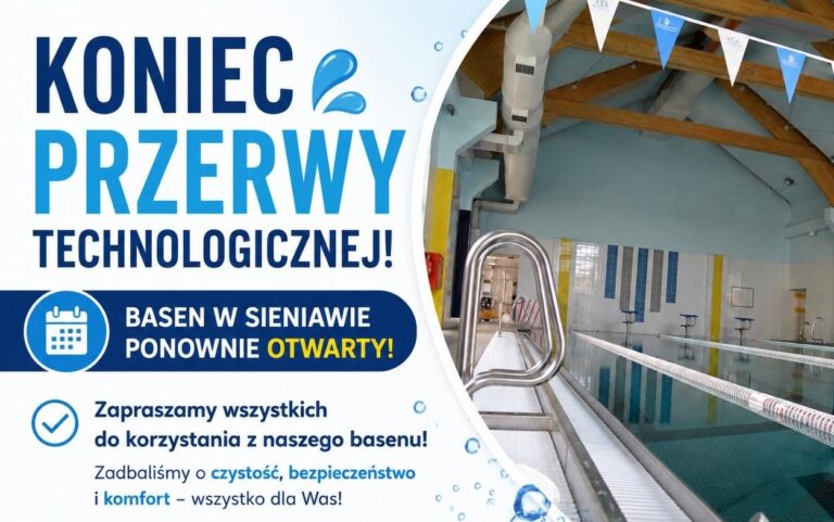 Basen w Sieniawie otwarty po przerwie