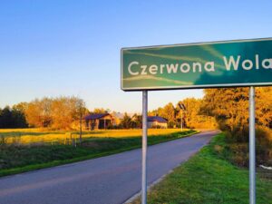 Prace drogowe w Czerwonej Woli