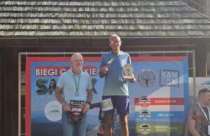 Stanisław Ujma z Galicja biega wygrał w kategorii M60 na dystansie 10 km