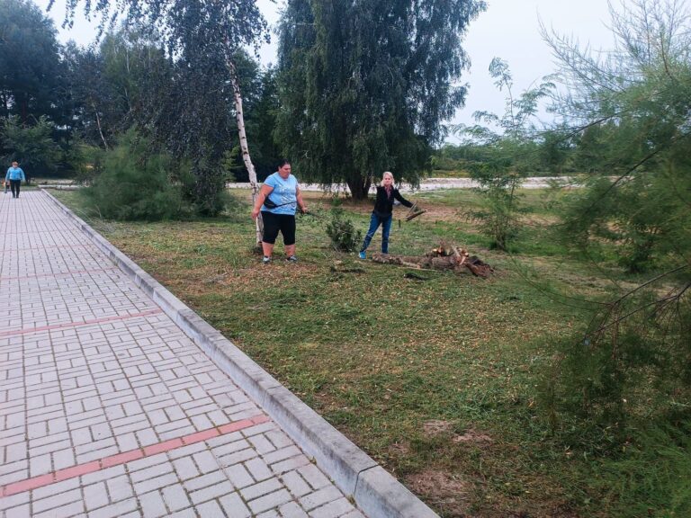 Prace porządkowe CIS w Adamówce i Majdanie Sieniawskim