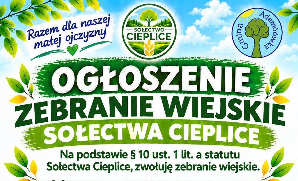 Lokalna Gazeta Internetowa 7 Zebranie Wiejskie W Cieplicach