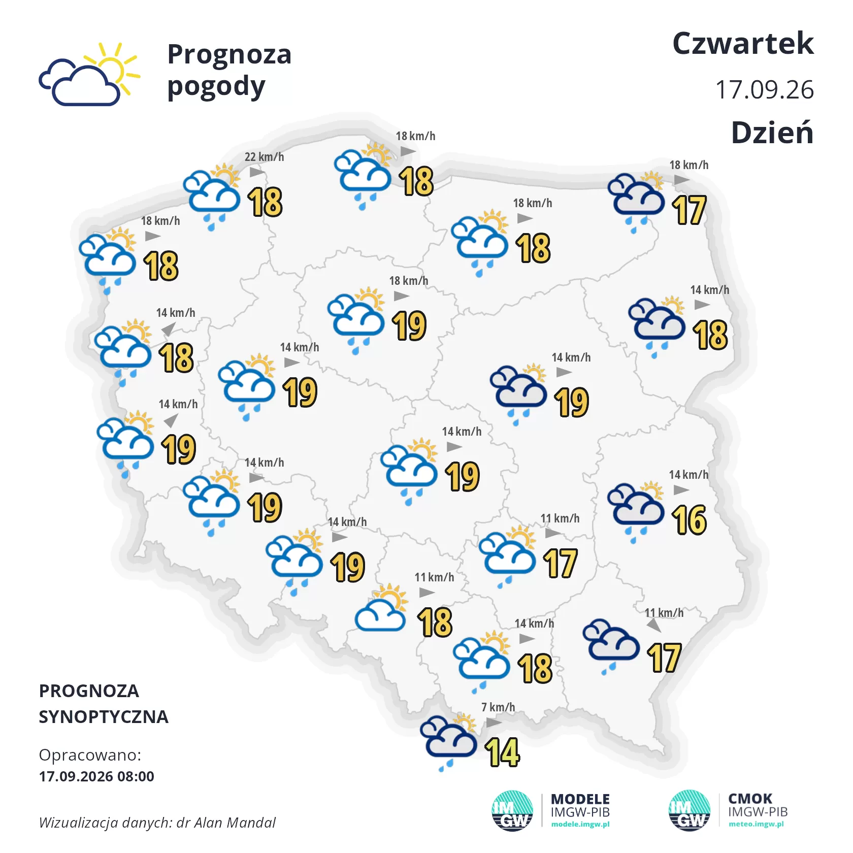 Lokalna Gazeta Internetowa 24 Mapa Pogodowa Polski 17 Września 2026