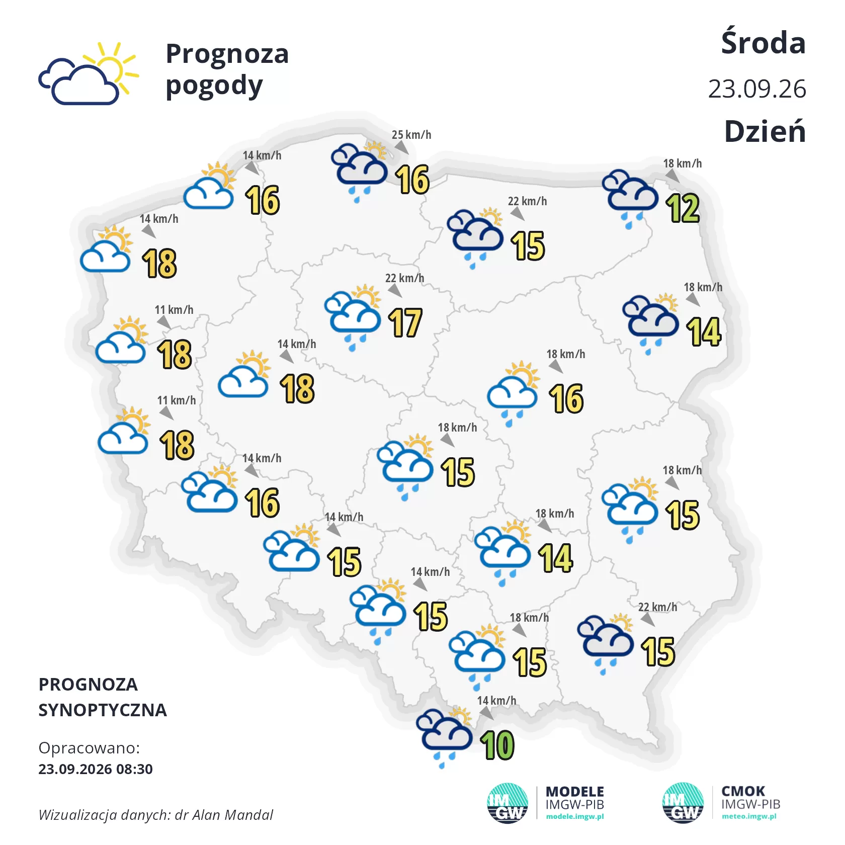 Lokalna Gazeta Internetowa 23 Mapa Pogodowa Polski 23 Września 2026