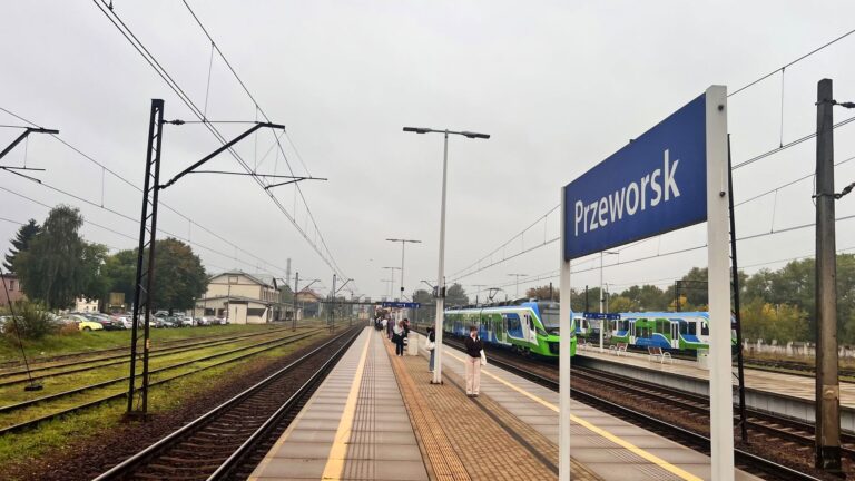Peron na stacji w Przeworsku