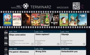 Fragment terminarza kina na wrzesień