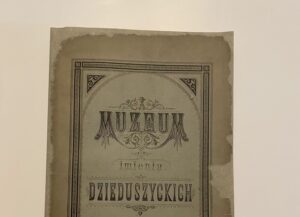 Pierwszy przewodnik po Muzeum Dzieduszyckich we Lwowie