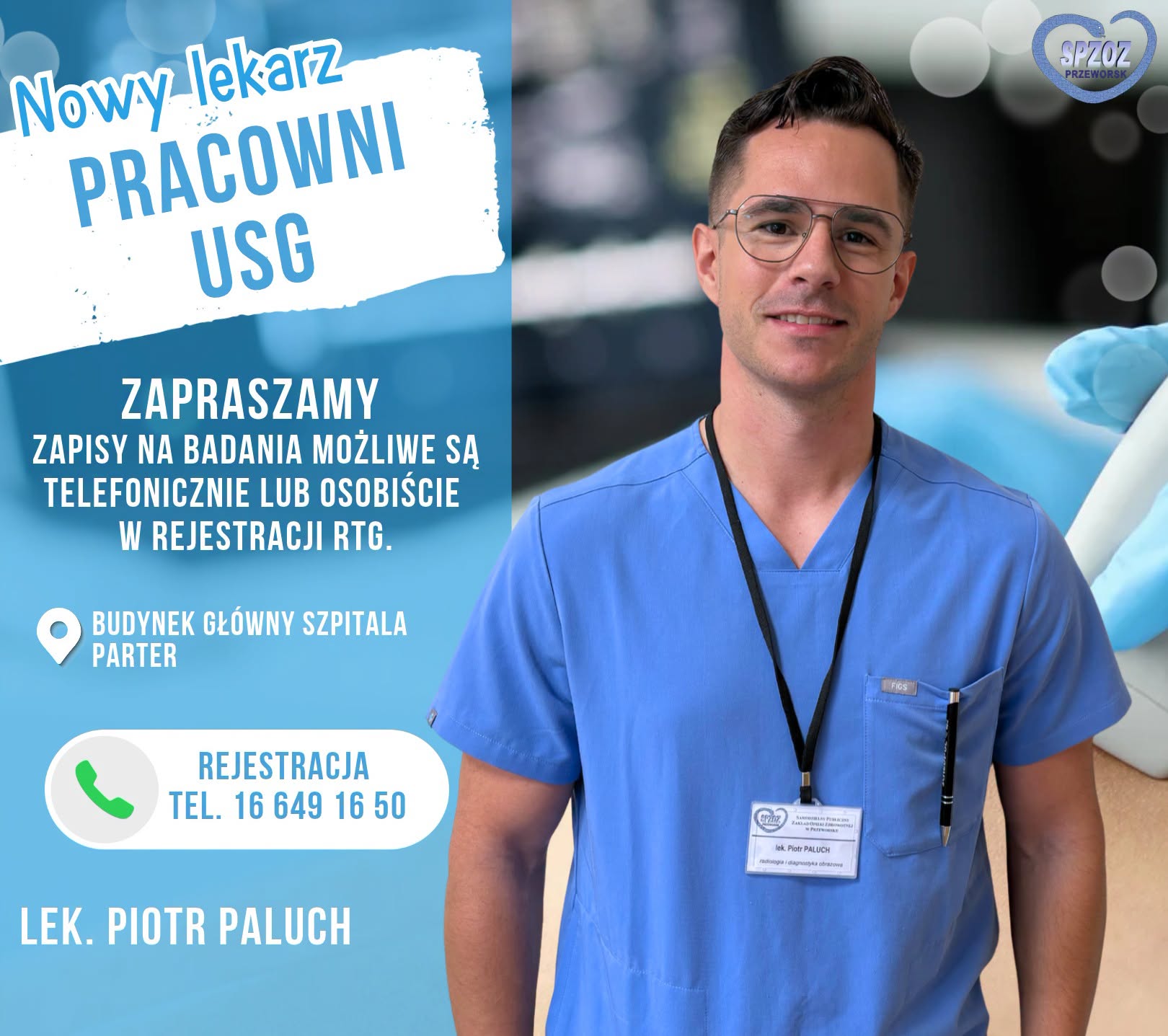 Lokalna Gazeta Internetowa 39 Lek. Piotr Paluch Dołączył Do Pracowni Usg