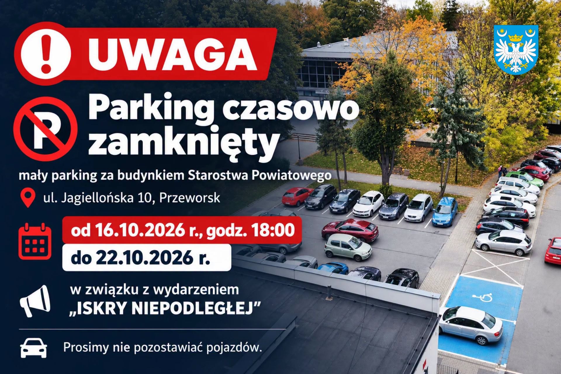 Lokalna Gazeta Internetowa 2 Czasowe Zamknięcie Parkingu Za Starostwem Powiatowym W Przeworsku