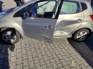 Wypadek w Wylewie. Dwie osoby poszkodowane
