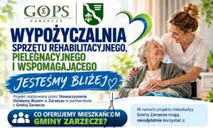 Darmowy sprzęt rehabilitacyjny w gminie Zarzecze