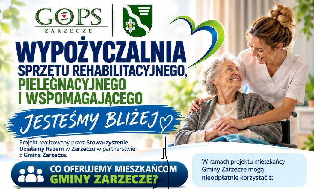 Lokalna Gazeta Internetowa 6 Darmowy Sprzęt Rehabilitacyjny W Gminie Zarzecze