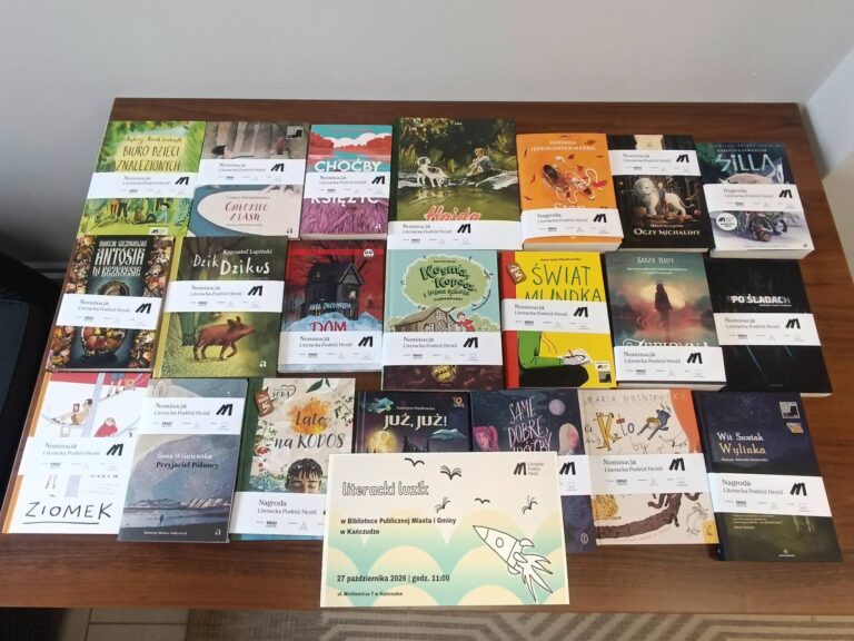Biblioteka w Kańczudze partnerem ogólnopolskiego projektu "Literacki Luzik"