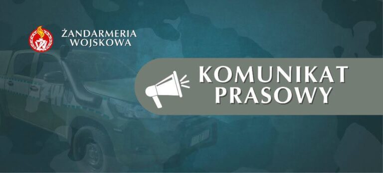 żandarmeria wojskowa komunikat