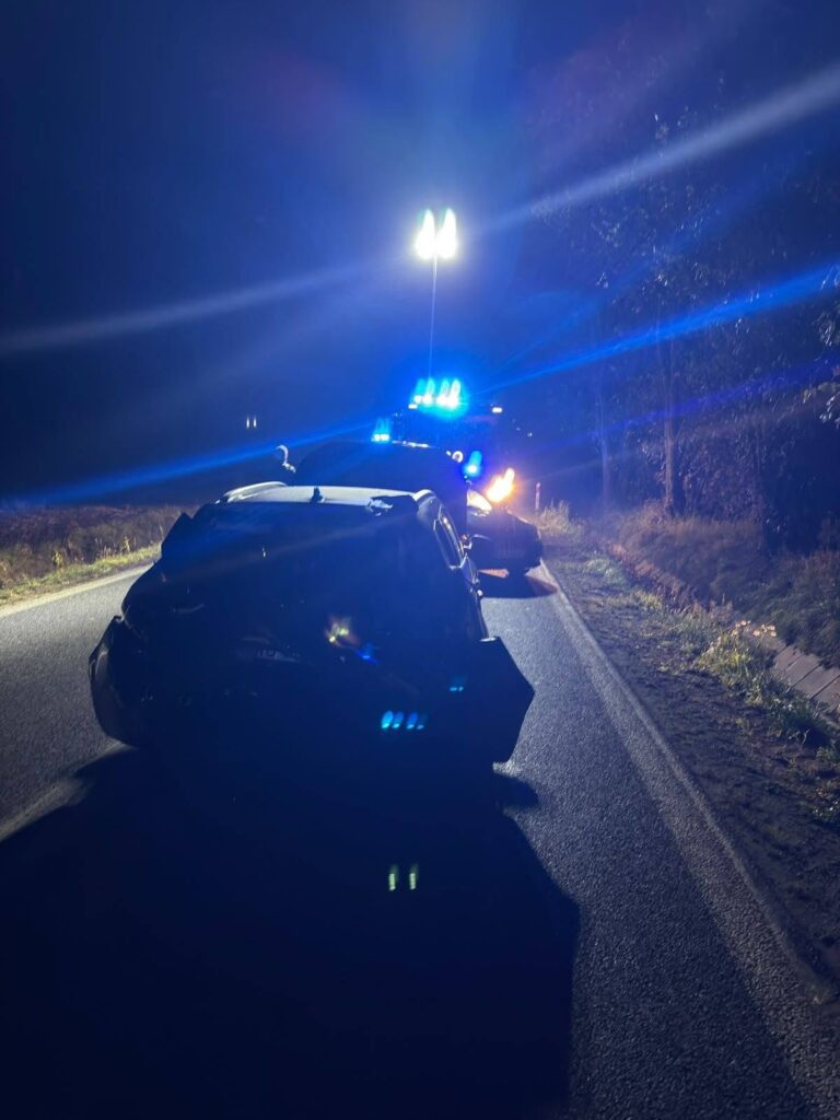 Wypadek Na Drodze Wojewódzkiej W Markowej. Trzy Osoby Poszkodowane 1 Wypadek Na Drodze Wojewódzkiej W Markowej. Trzy Osoby Poszkodowane