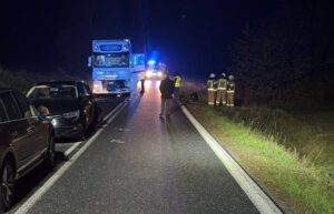 Wypadek na drodze wojewódzkiej w Markowej. Trzy osoby poszkodowane