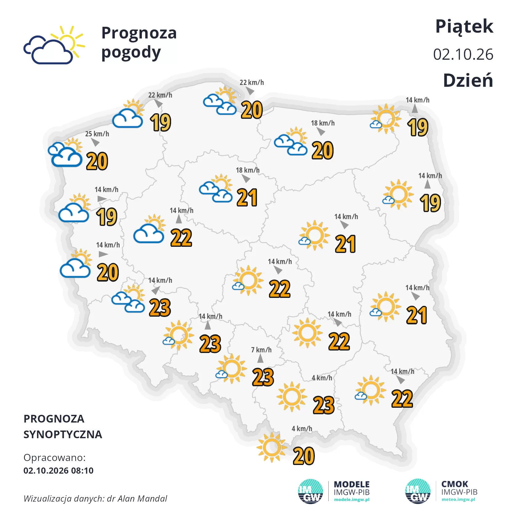 Lokalna Gazeta Internetowa 21 Mapa Pogodowa Polski 2 Października 2026