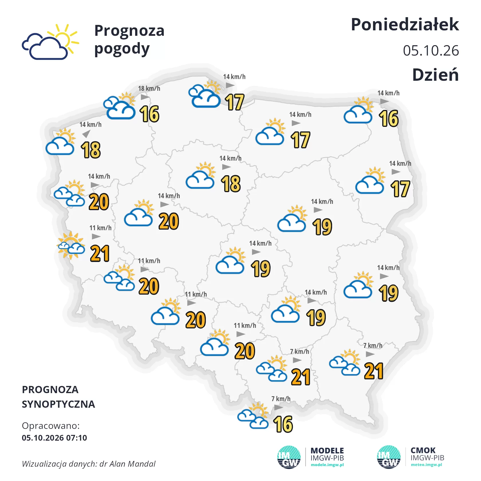 Lokalna Gazeta Internetowa 24 Mapa Pogodowa 10 Października 2026