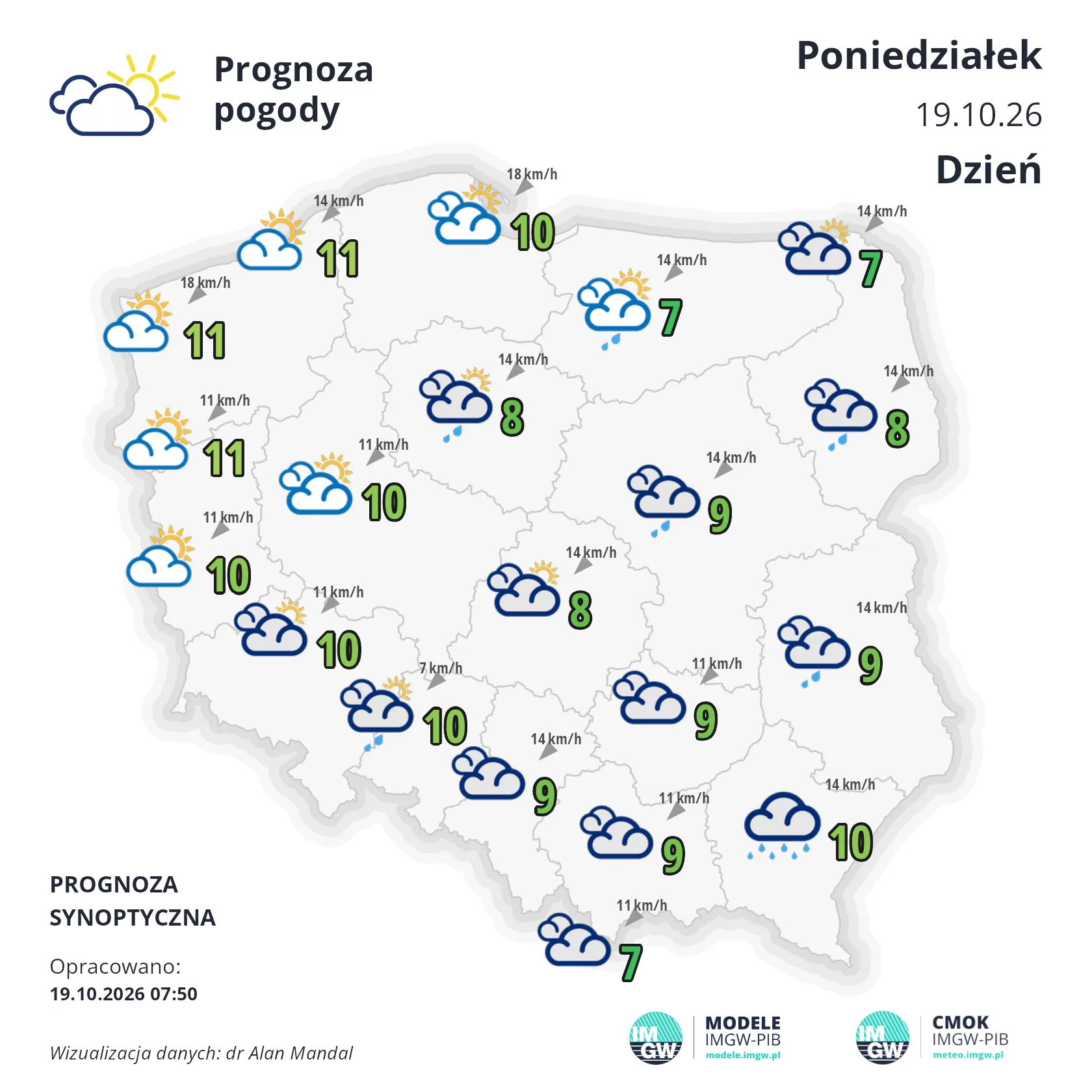Lokalna Gazeta Internetowa 22 Mapa Pogodowa Polski 19 Października 2026